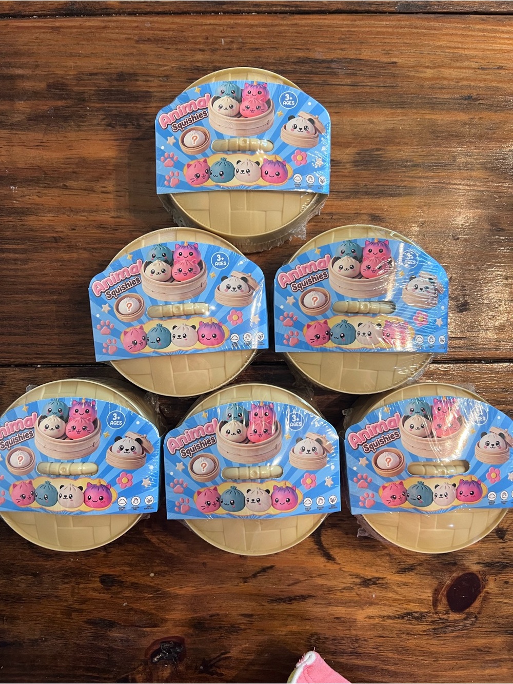 6pack of Adorable Animal Mystery Dumplings Squishies! 🦄🐼🐱🐳 Great for parties!🥳